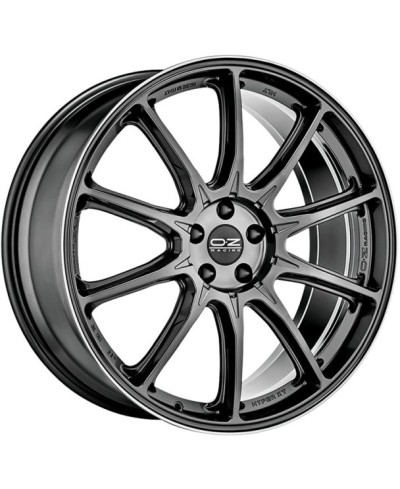 Jante ALU, OZ Hyper XT HLT  Graphite brillant , liseré poli 11.5X21 5/112 ET38, Alésage 79