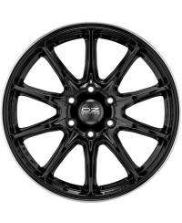 Jante ALU, OZ Hyper XT HLT  Noir brillant ,Liseré poli 9X20 6/114.3 ET38, Alésage 66.1