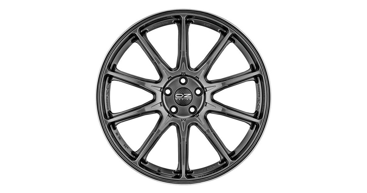 Jante ALU, OZ HYPER XT HLT STAR GRAPHITE DIAMOND LIP 10.5X20 5/130 ET64, Alésage 71.6
