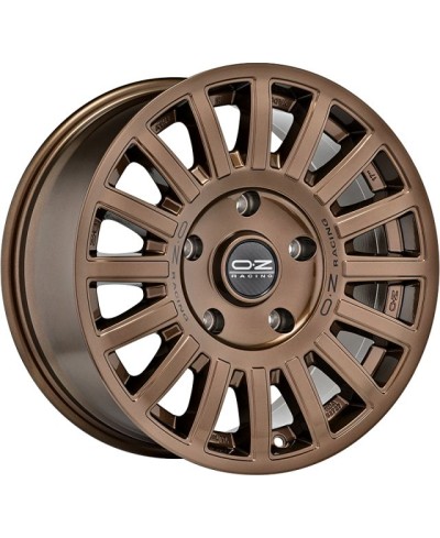 Jante ALU, OZ Rally  Bronze brillant , Lettrage noir 8X17 5/120 ET35, Alésage 65.1