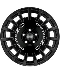 Jante ALU, OZ  RALLY Noir brillant ,Lettrage argent 8X19 5/112 ET45, Alésage 75