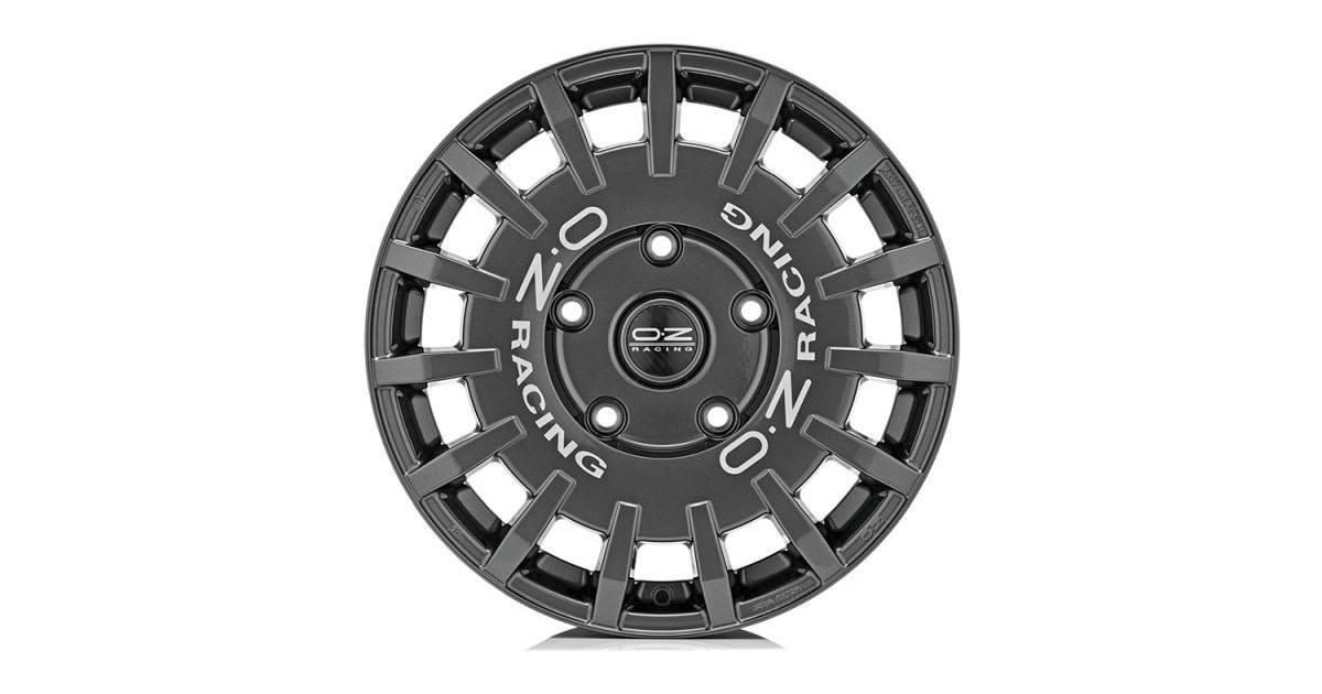Jante ALU, OZ  Rally Racing DARK GRAPHITE SILVER LETTER 7.5X18 5/112 ET35, Alésage 75