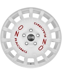 Jante ALU, OZ RALLY RALLY RACING  WHITE + RED LETTER  8X17 5/98 ET35, Alésage 58.1
