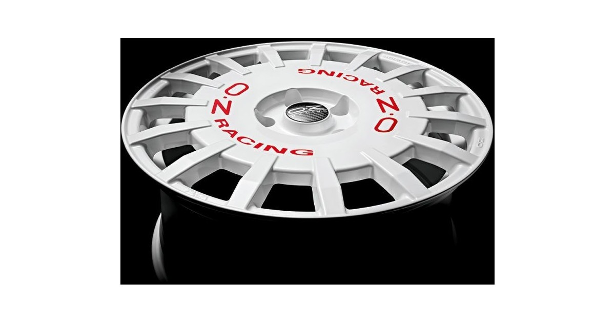 Jante ALU, OZ RALLY RACING  WHITE + RED LETTER  8X17 5/112 ET45, Alésage 75