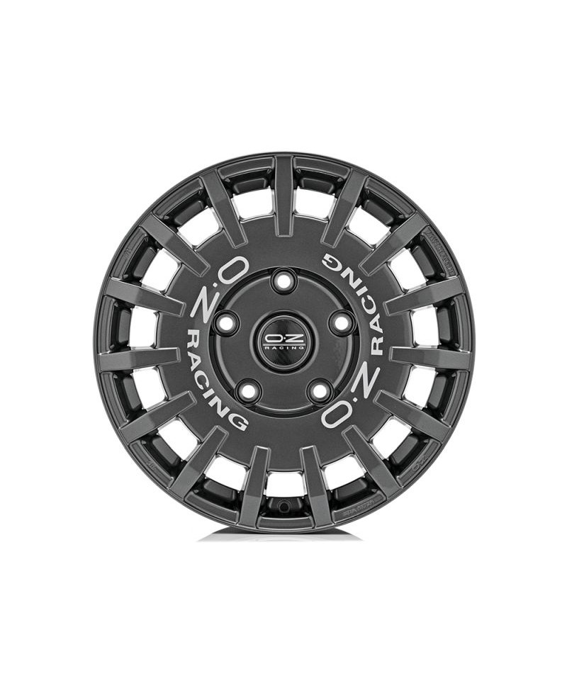 Jante ALU, OZ  Rally Racing DARK GRAPHITE, SILVER LETTER 7.5X18 5/160 ET48, Alésage 65.1