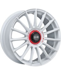 Jante ALU, OZ SUPERTURISMO EVOLUZIONE WRC  Blanc racing , Lettrage rouge 8X18 5/114.3 ET45, Alésage 75.1