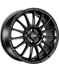 Jante ALU, OZ Superturismo LM - Noir mat  ,Lettrage argent 8X18 5/112 ET35, Alésage 75