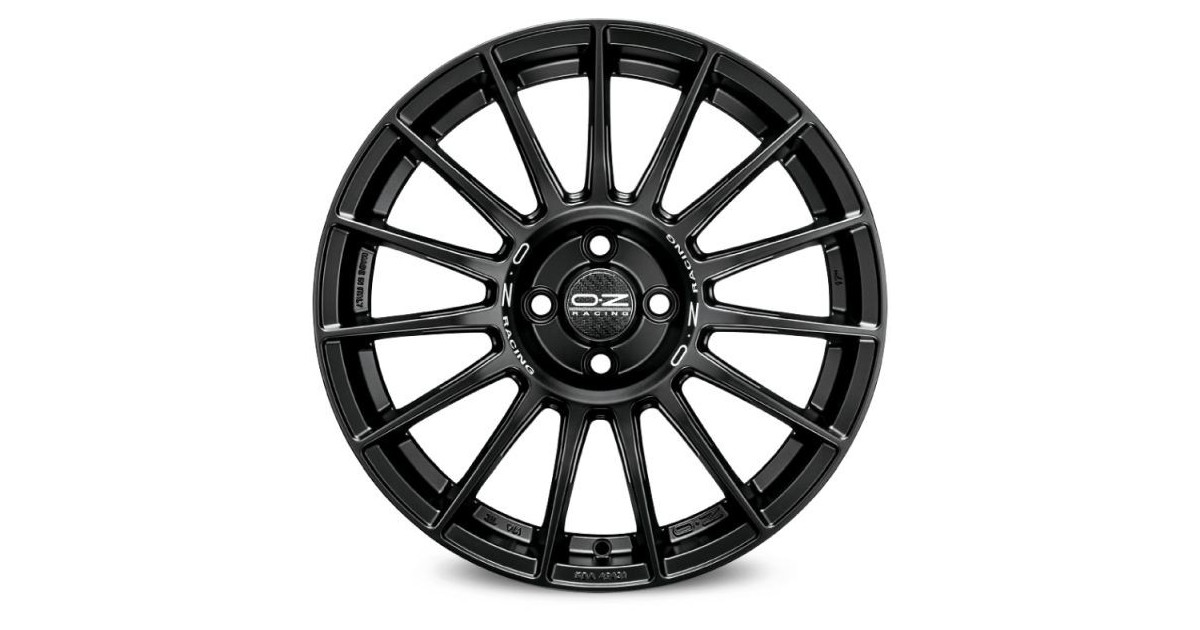 Jante ALU, OZ  Superturismo LM - Noir mat  ,Lettrage argent 8X18 5/114.3 ET45, Alésage 75