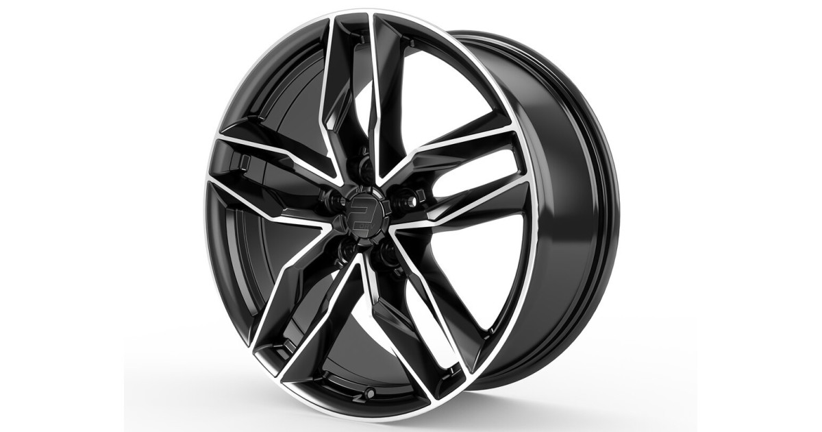 Jante ALU, Wheelworld - 2DRV WH40 SP+ NOIR /FACE POLIE 8X18 5/112 ET40, Alésage 57.1