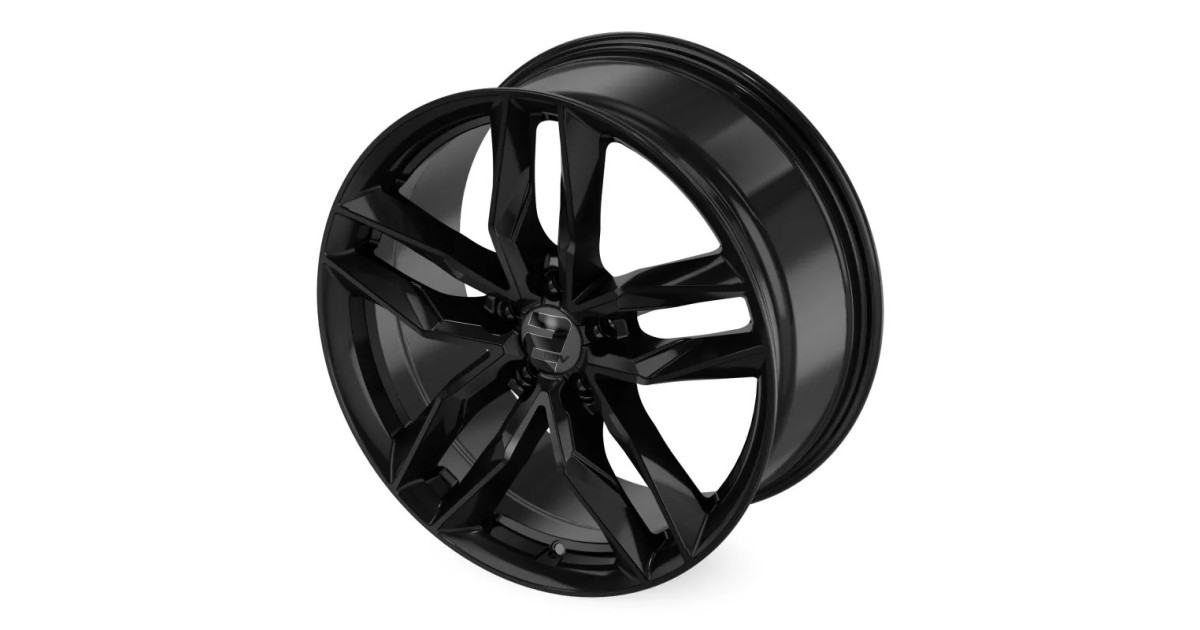 Jante ALU, Wheelworld - 2DRV WH40 SW+ Noir brillant laqué 8X18 5/112 ET40, Alésage 57.1