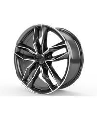 Jante ALU, Wheelworld - 2DRV WH40 DGMP+,Dark Gunmetal /Face polie 8X18 5/112 ET39, Alésage 66.6