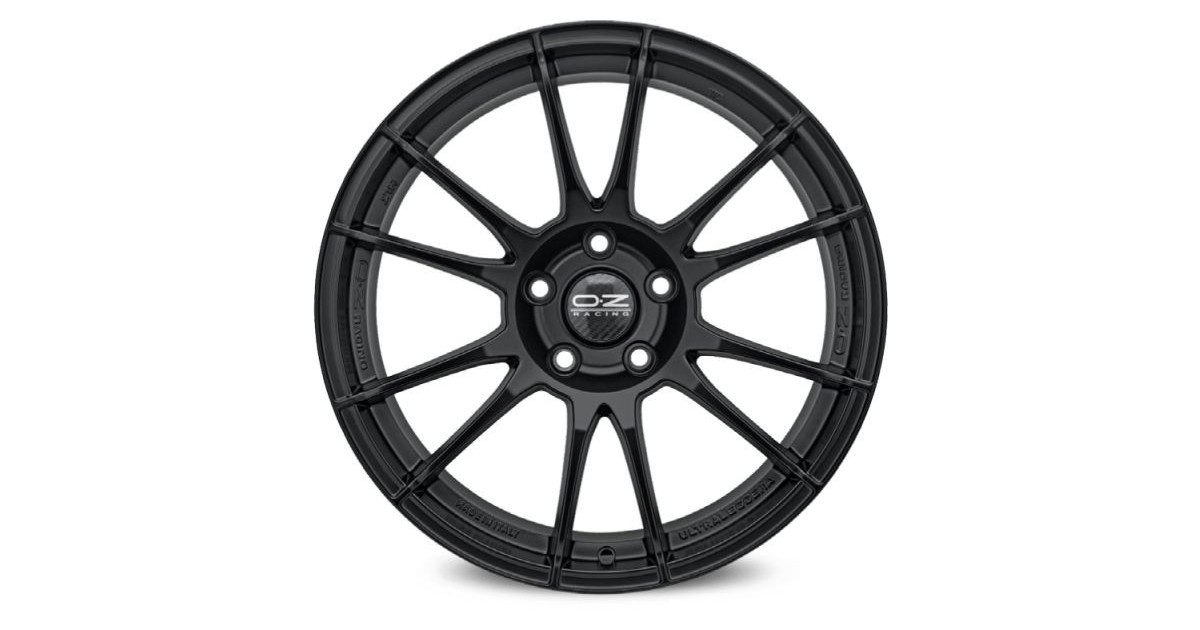 Jante ALU, OZ ULTRALEGGERA HLT MATT BLACK, 7X17 4/108 ET16, Alésage 75