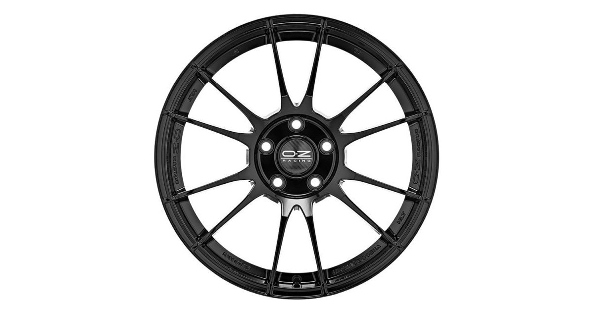 Jante ALU, OZ  ULTRALEGGERA HLT GLOSS BLACK, 8X19 5/112 ET45, Alésage 75