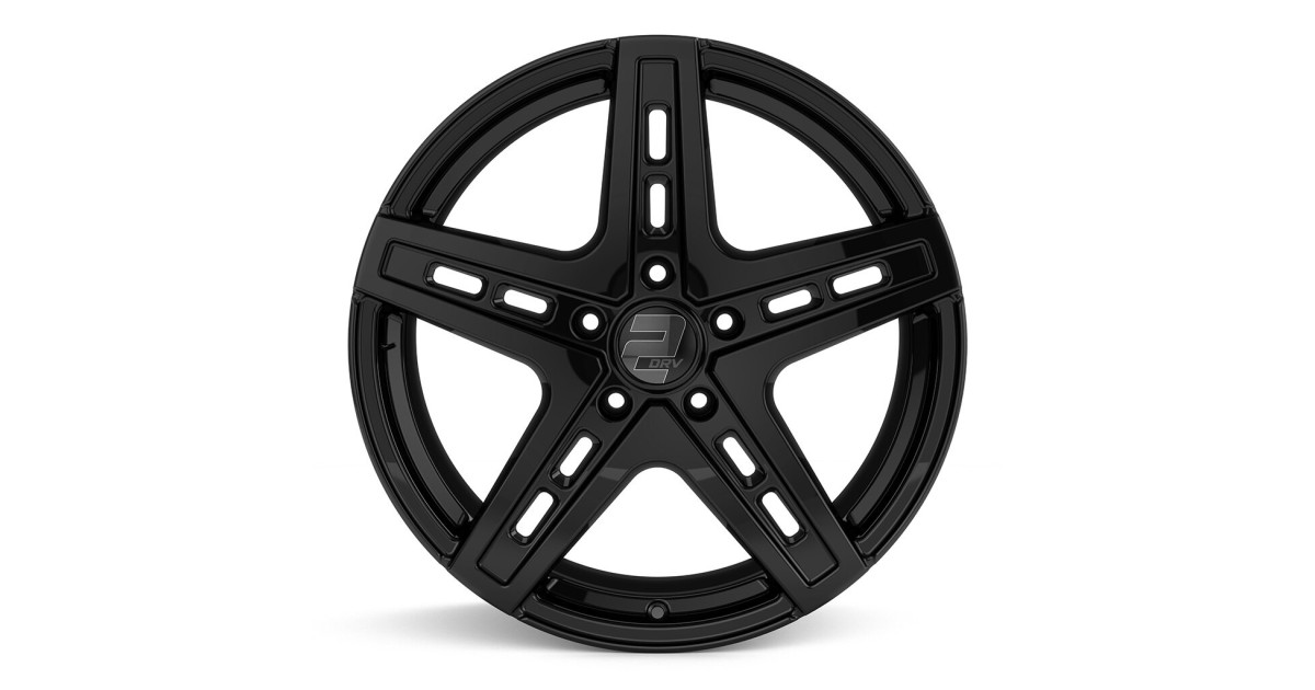 Jante ALU, Wheelworld - 2DRV WH38 SW+ Noir brillant laqué 9.5X22 5/108 ET40, Alésage 72.6
