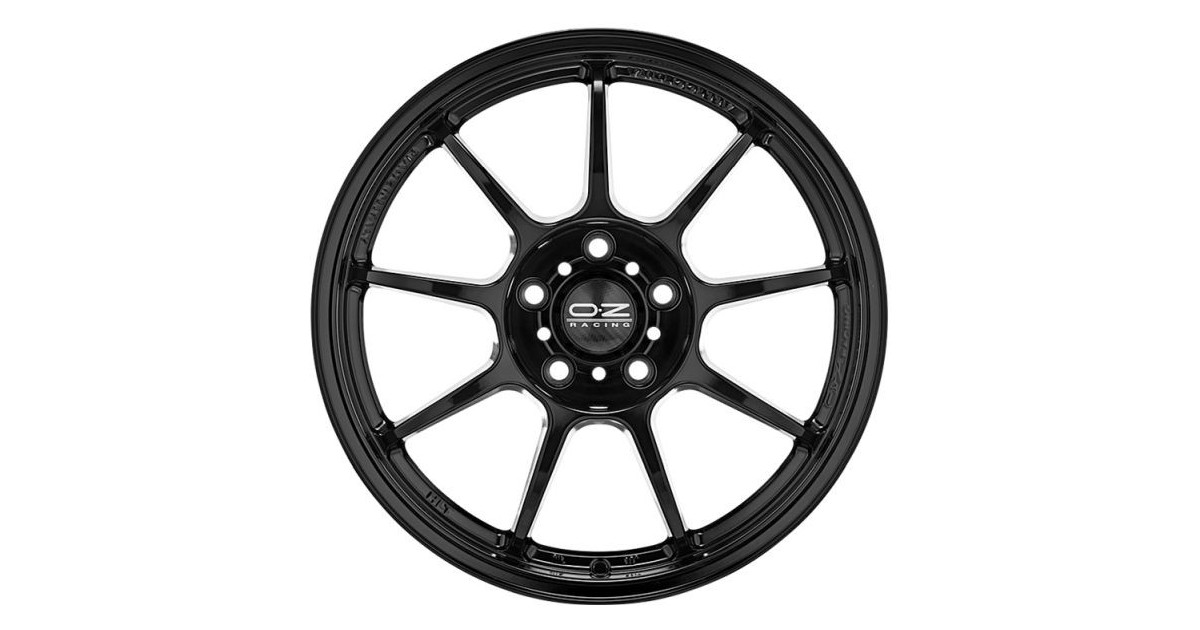 Jante ALU, OZ  ALLEGGERITA HLT GLOSS BLACK , 7.5X17 5/100 ET48, Alésage 68.1