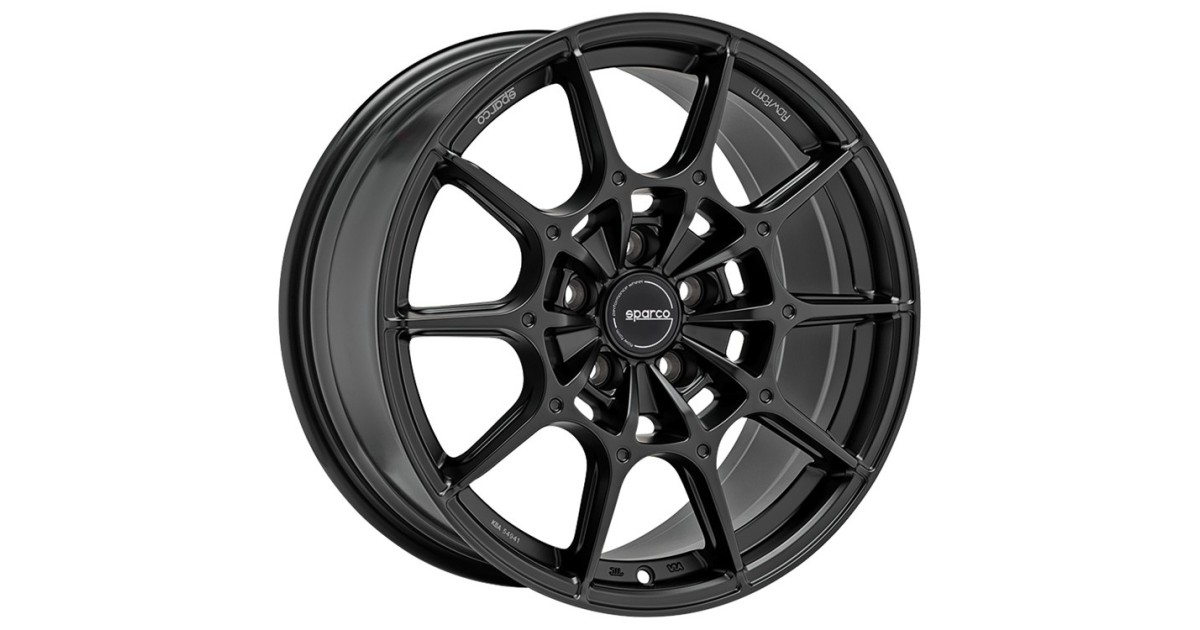 Jante ALU, SPARCO   FF2 MB MATT BLACK 8X18 5/108 ET45, Alésage 73.1