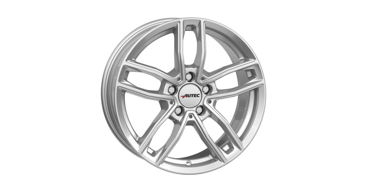 Jante Alu  AUTEC Mercador - Argent brillant 6,5x16 5x112 ET44 , Alésage 66.6