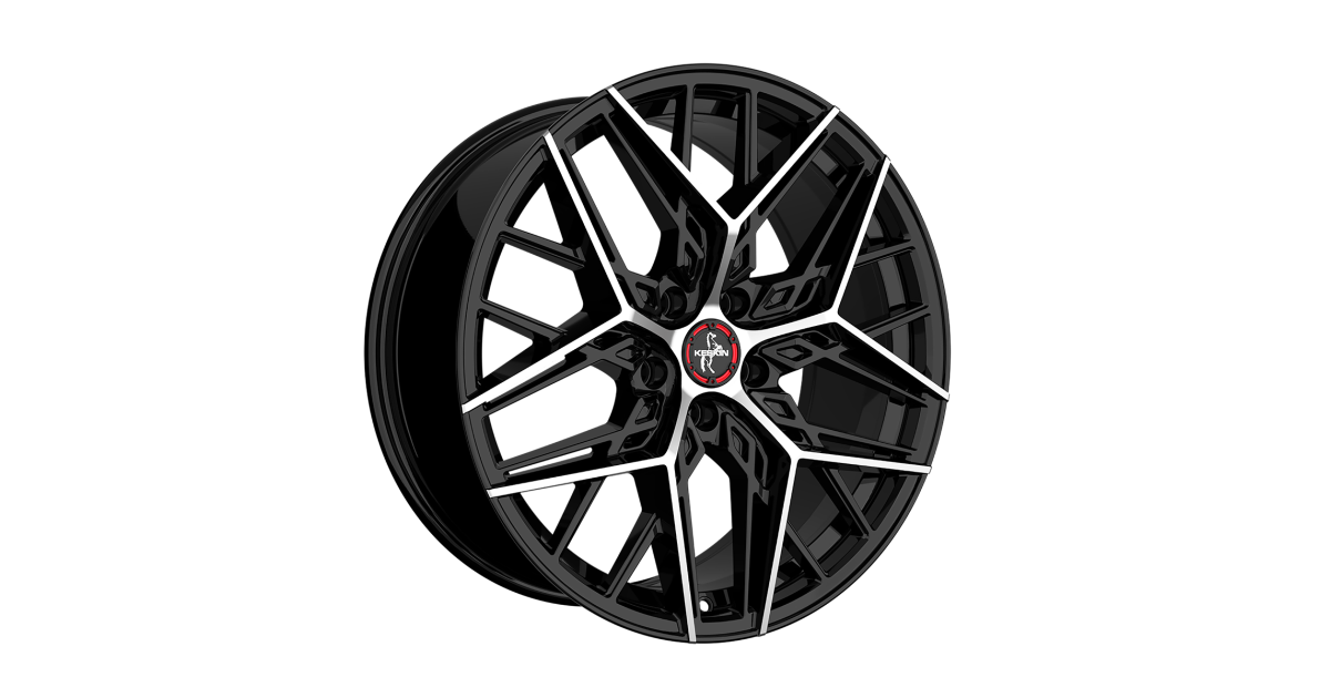 Jante ALU, Keskin Tuning KT25 BLACK FRONT POLISH 8.5x20 5/112 ET30, Alésage 66.6