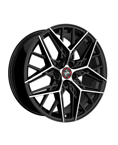 Jante ALU, Keskin Tuning KT25 BLACK FRONT POLISH 8.5x20 5/120 ET30, Alésage 72.6