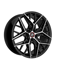 Jante ALU, Keskin Tuning KT25 BLACK FRONT POLISH 8.5x20 5/120 ET30, Alésage 72.6
