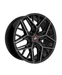 Jante ALU, Keskin Tuning KT25 BLACK SECRET DIAMOND 8.5x20 5/114.3 ET35, Alésage 72.6