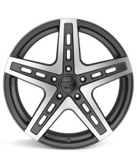 Jante ALU, Wheelworld - 2DRV WH38 DGP+ Daytona Anthracite / Face polie 9.5X22 5/108 ET40, Alésage 72.6