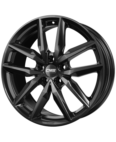 Jante ALU, CMS C28 Noir Brillant, 7.5X18 5/108 ET51, Alésage 63.4