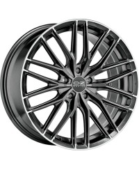 Jante ALU, OZ Gran Turismo HLT - Graphite brillant / liseré poli 8.5X20 5/108 ET45, Alésage 75