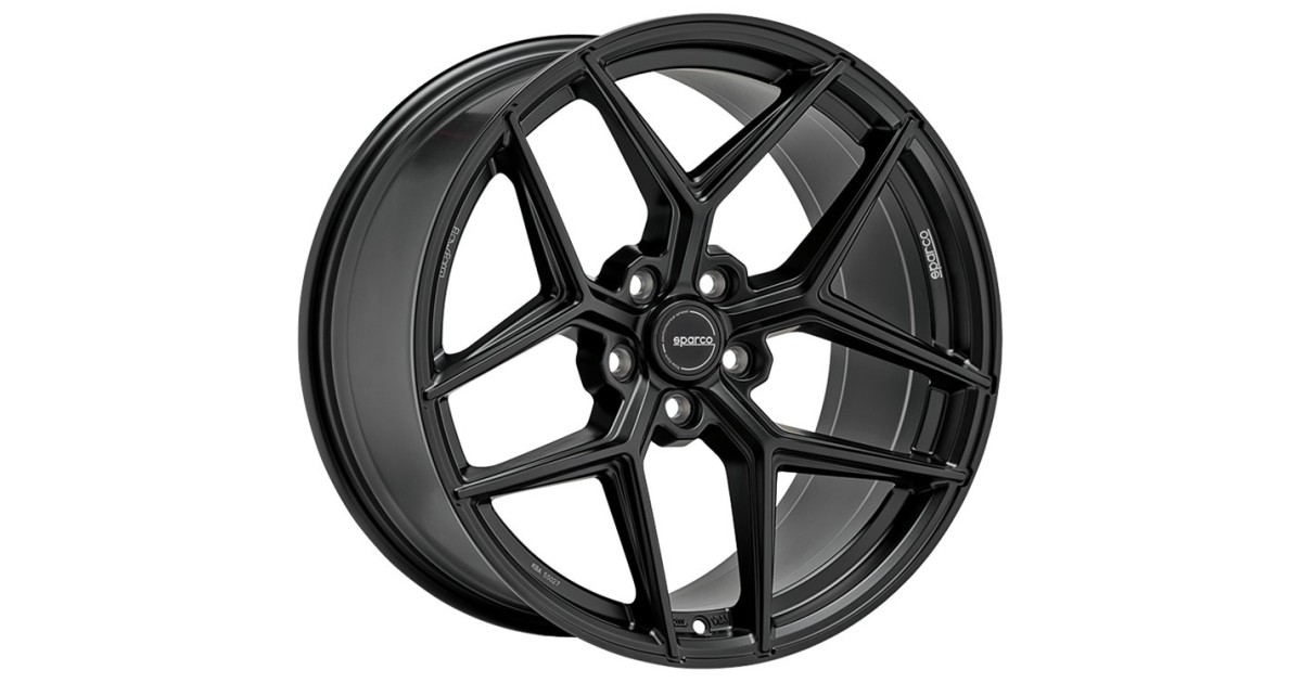 Jante ALU, SPARCO FF3 MATT BLACK  8X18 5/112 ET45, Alésage 73.1