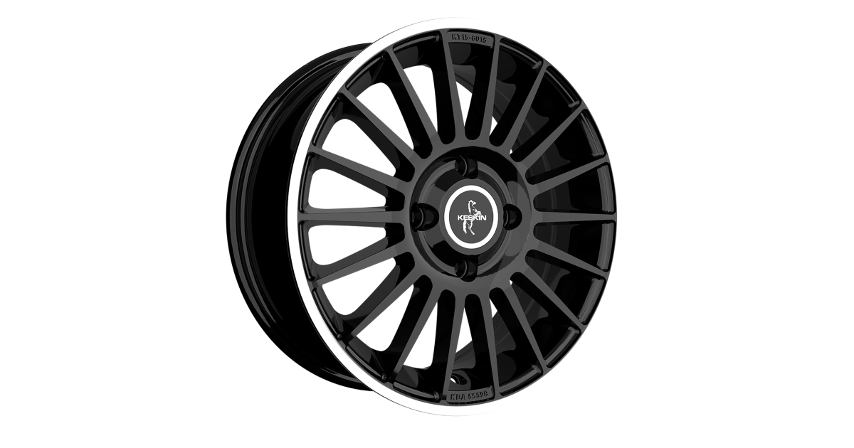 Jante ALU, Keskin Tuning KT15 BLACK LIP POLISH 4/108 ET20, Alésage 65.1