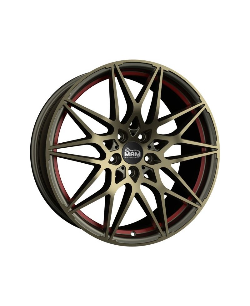 MAM B2 BRONZE RED INSIDE 8,5x20 5/112 ET30 Alésage 72,6