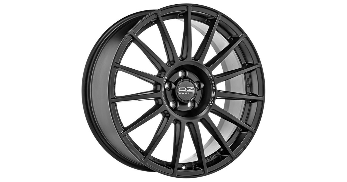 Jante ALU, OZ SUPERTURISMO DAKAR MATT BLACK + SILVER LETTER 8.5X20 5/130 ET35.1, Alésage 66.6