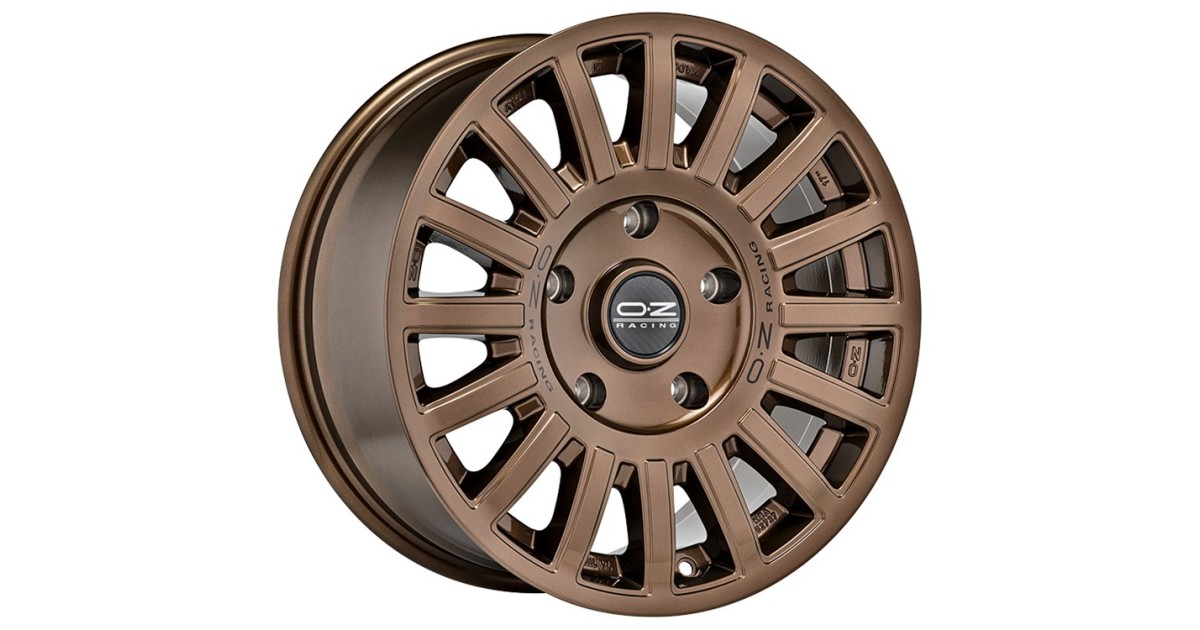 Jante ALU, OZ RALLY RAID GLOSS BRONZE + BLACK LETTER  8X17 6/120 ET35, Alésage 74.6