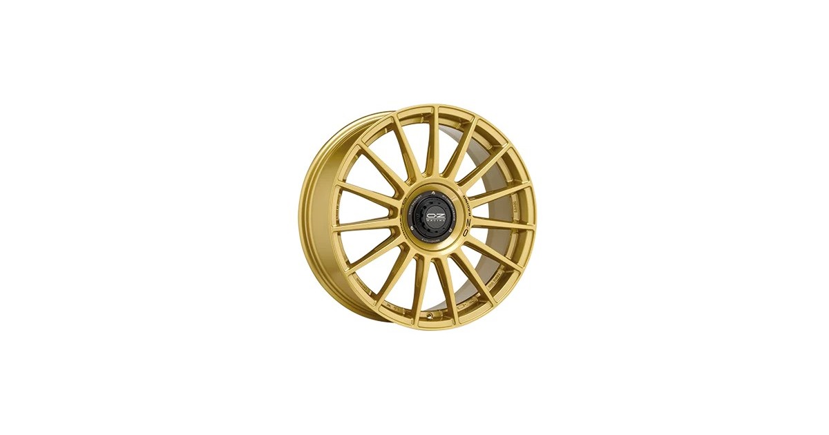 Jante ALU, OZ SUPERTURISMO EVOLUZIONE  RACE GOLD + BLACK LETTER 8X18 5/114.3 ET45, Alésage 75