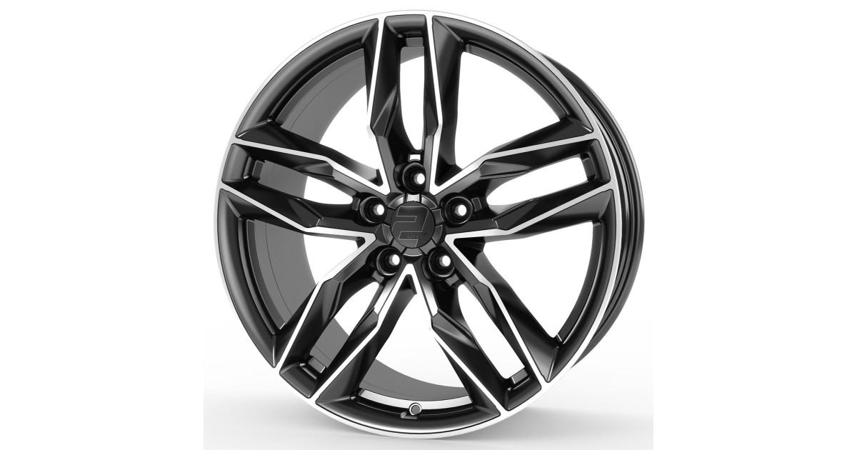 Jante ALU, Wheelworld - 2DRV WH40 DGMP+ Dark Gunmetal / ANTHRACITE FONCE FACE POLIE  8X19 5/112 ET47, Alésage 66.6