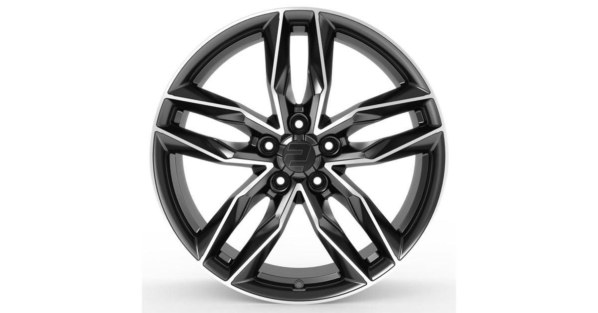 Jante ALU, Wheelworld - 2DRV WH40 DGMP+ Dark Gunmetal / ANTHRACITE FONCE FACE POLIE 9X20 5/112 ET35, Alésage 66.6