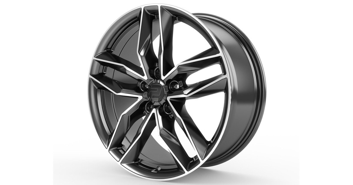 Jante ALU, Wheelworld - 2DRV WH40 DGMP+ Dark Gunmetal / ANTHRACITE FONCE FACE POLIE 9X20 5/112 ET35, Alésage 66.6