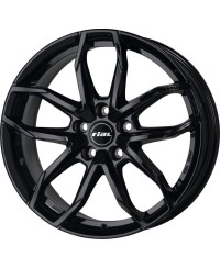 Jante Alu Rial Lucca Diamond Black 8x20 5x112 ET45 , Alésage 70.1