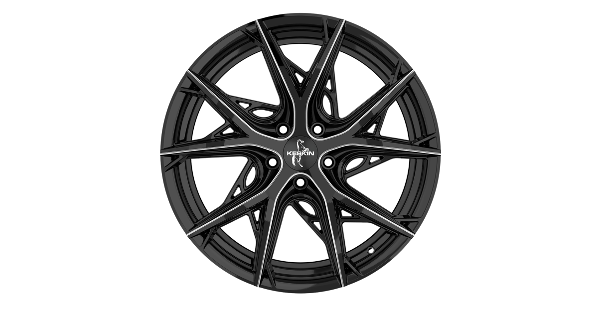 Jante ALU, Keskin Tuning KT24 BLACK SECRET DIAMOND 5/114.3 ET45, Alésage 72.6