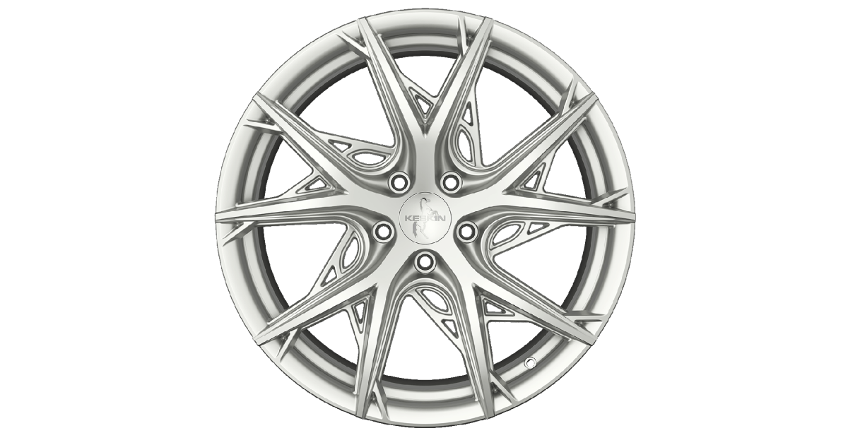 Jante ALU, Keskin Tuning KT24 SILVER PAINTED 8.5X19 5/114.3 ET45, Alésage 72.6