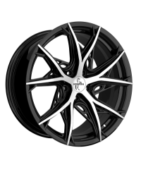 Jante ALU, Keskin Tuning KT24C BLACK FRONT POLISH 8.5X19 5/112 ET30, Alésage 66.6