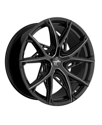 Jante ALU, Keskin Tuning KT24C BLACK SECRET DIAMOND 8.5X19 5/114.3 ET35, Alésage 72.6