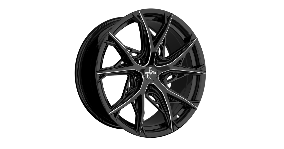 Jante ALU, Keskin Tuning KT24C BLACK SECRET DIAMOND 8.5X19 5/114.3 ET35, Alésage 72.6