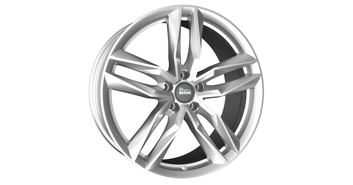 MAM RS3 SILVER PAINTED 8x18 5/112 ET45 ,Alésage 66,6