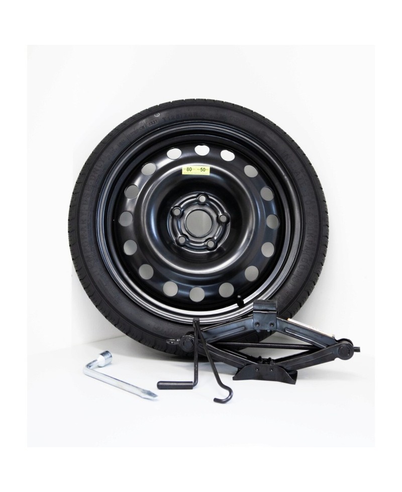 Easykit Galette ACIER 4X17 / 5-112 / Alésage 57.1 , Pneu 125/80 R17  (Réf: FRR00R001D)