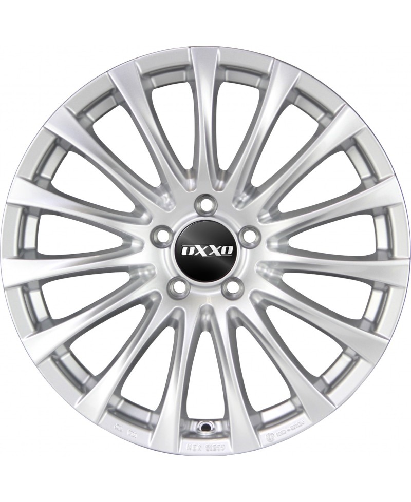 Jante Alu OXXO Elan Silver (OX14) 8,5x19 5x112 ET35,5 , Alésage 66.6