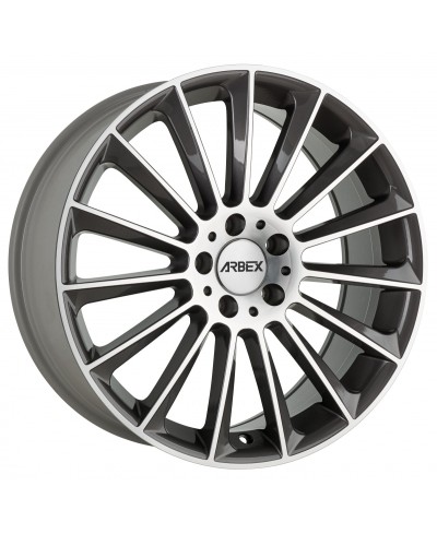 Jante ALU, ARBEX 6 Titan / Face polie 8X18 5/120 ET35, Alésage 66.6