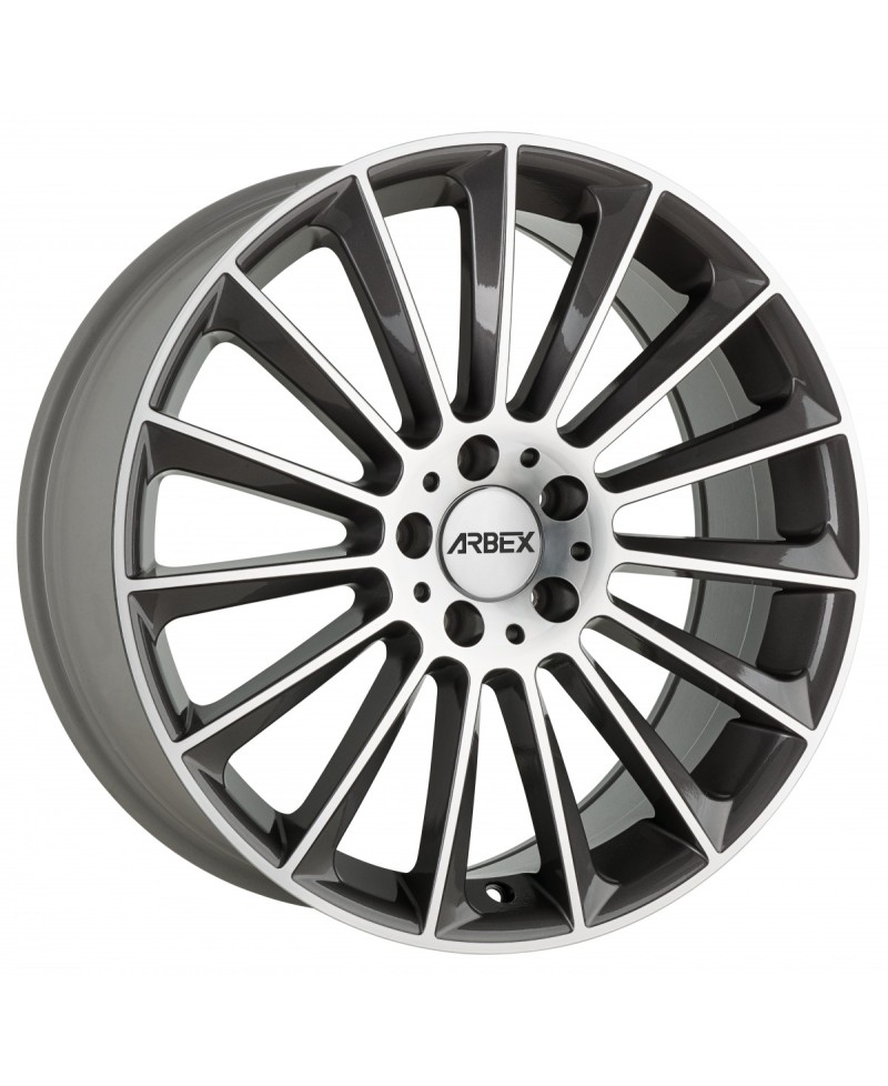 Jante ALU, ARBEX 6 Titan / Face polie 8X18 5/120 ET35, Alésage 66.6