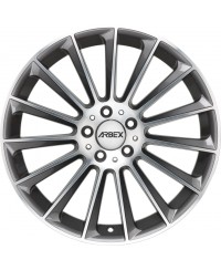 Jante ALU, ARBEX 6 Titan / Face polie 8X18 5/120 ET35, Alésage 66.6