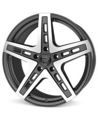 Jante ALU, Wheelworld - 2DRV WH38/ DGP+ Anthracite / Face polie  9.5X22 5/ 130 ET35, Alésage 84.1